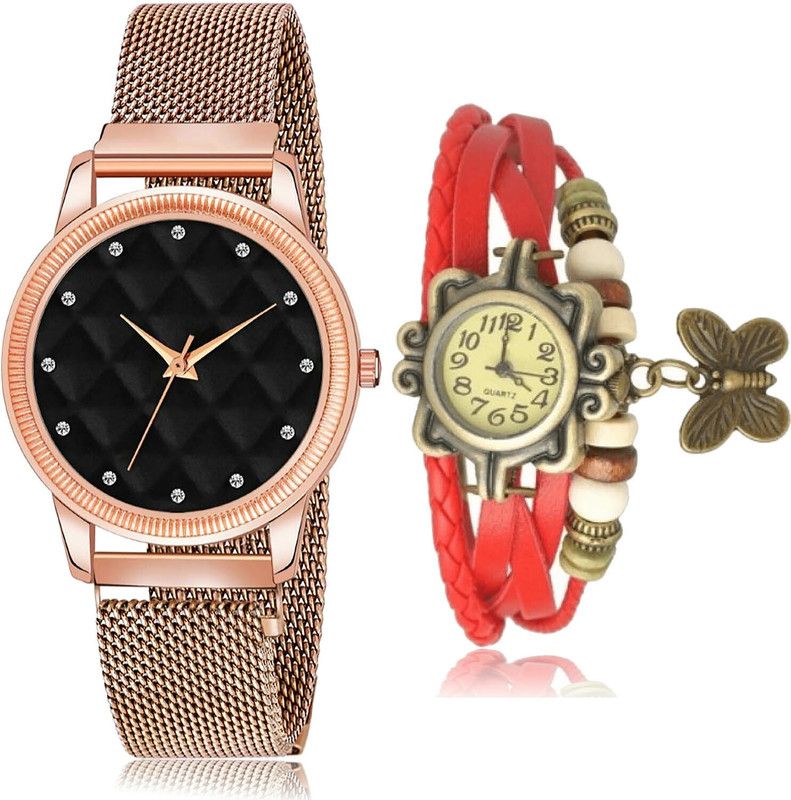Analog Watch - For Women Contemporary Quartz 2 Watch Combo For Women And Girls - GW18-G65