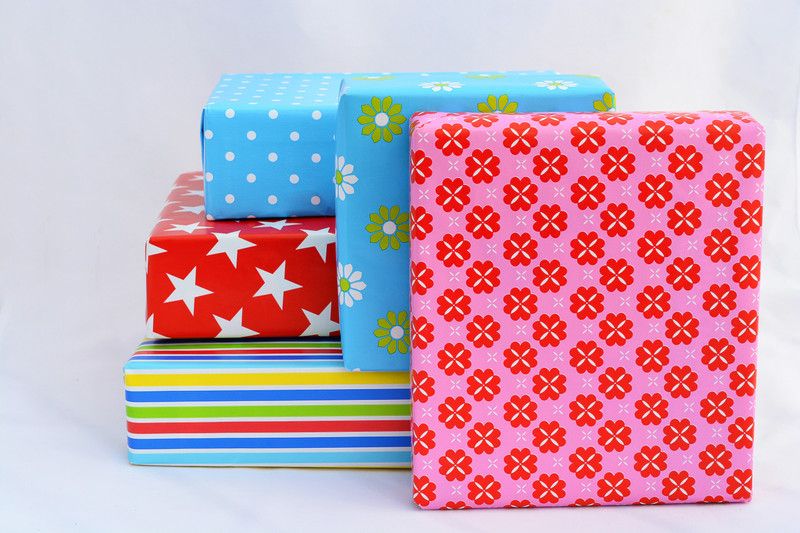 PRINTHUBS Wrapping Paper For Gift Packing Birthday, Anniversary,Diwali (Size 19x13 In)S17 130 Gsm Glossy Gift Wrapper  (Multicolor)