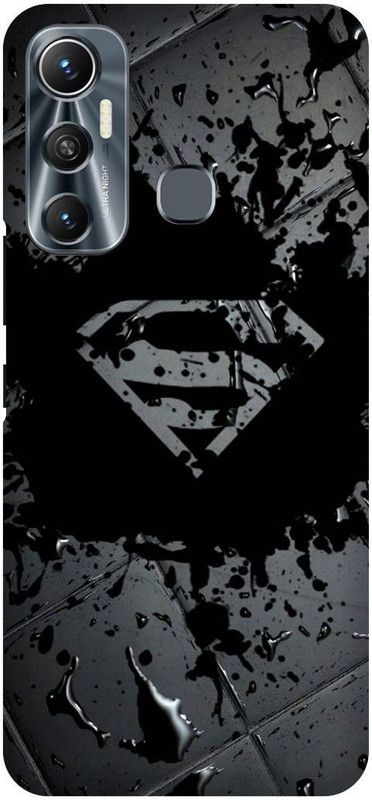 FRONK Back Cover for Infinix Hot 11, X662, SUPERMAN, DC, LEGENDS, LOGO, SIGN  (Black, Hard Case, Pack of: 1)