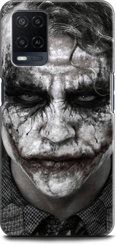 INDICRAFT Back Cover for OPPO A54, CPH2239 JOKER, DARK KNIGHT, BATMAN, DC COMIC  (Multicolor, Dual Protection)