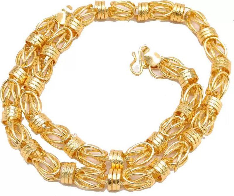 New style new year gold chain for man and boy Aquamarine Gold-plated Plated Brass Chain
