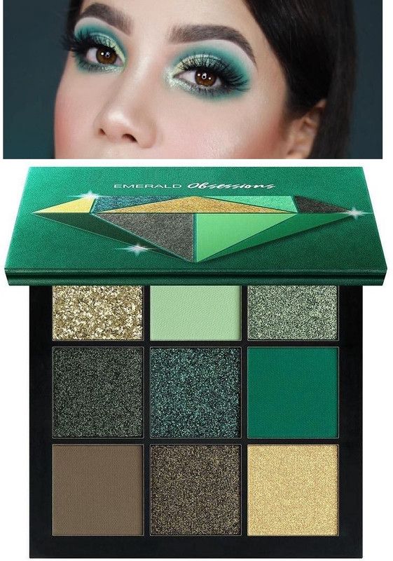 Herrlich New Emerald Obsessions eye shadow palette 10 g  (MULTI COLOR)