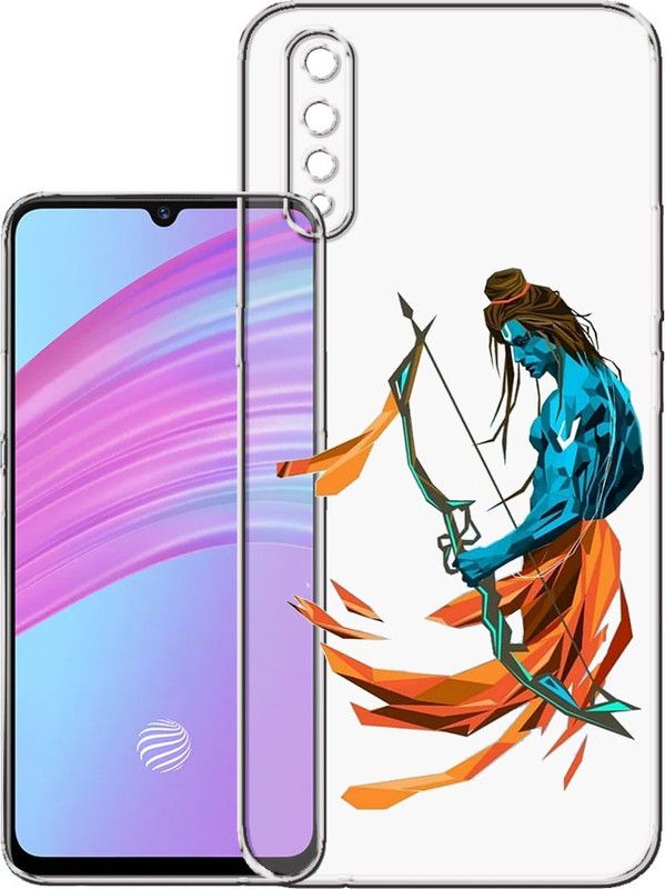 HANIRY Back Cover for Vivo S1 2019 / 1907 back cover / JAI SHREE RAM / Designer / PNG_44  (Multicolor, Flexible, Silicon, Pack of: 1)