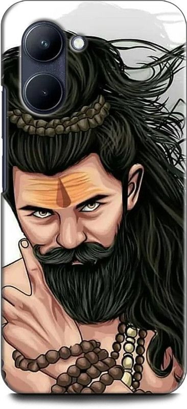 WallCraft Back Cover for Realme C33, RMX3624 BHOLENATH, SHIVJII, MAHADEV, SHIVA, BAM BAM BHOLE  (Multicolor, Dual Protection, Pack of: 1)