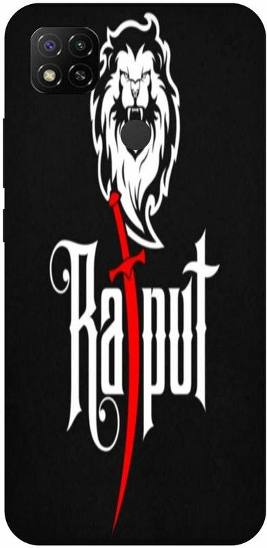 THE NARAYANA COLLECTIONS Back Cover for Redmi 9-RAJPUT,CHOUHAN,BANNA,THAKUR,BOY  (Multicolor, Hard Case, Pack of: 1)
