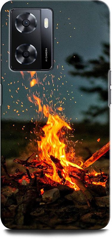 ORBIQE Back Cover for OPPO A57e FIRE, ALONE, SUKOON, NATURE, NIGHT  (Multicolor, Hard Case, Pack of: 1)