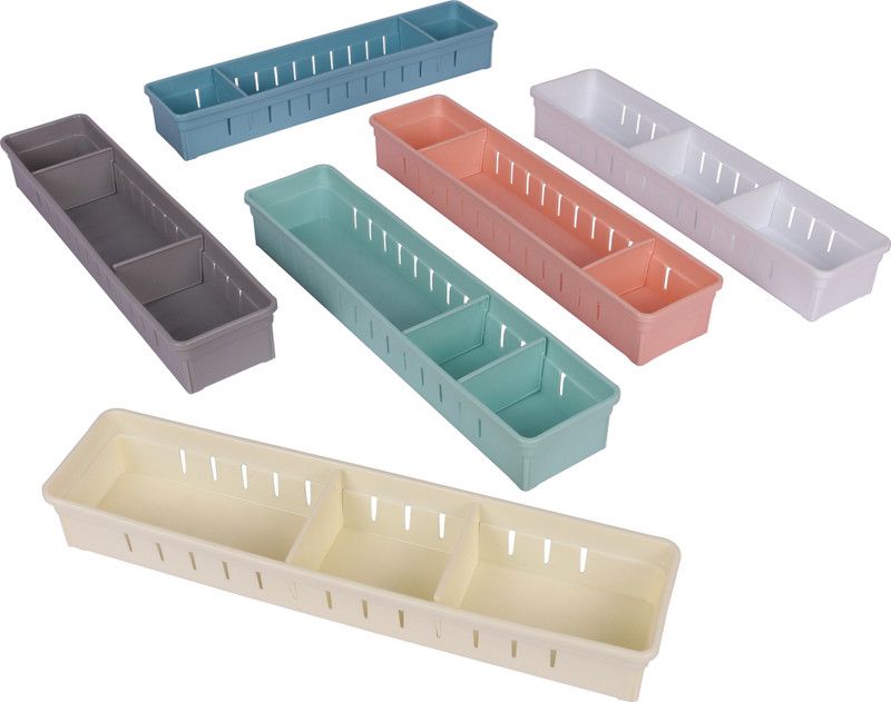 Liza Closet Drawer Divider/Grid Closet Sorting Partition/Plastic Strips Separators Cabinet Storage Box Socks Closet Divider  (Plastic)