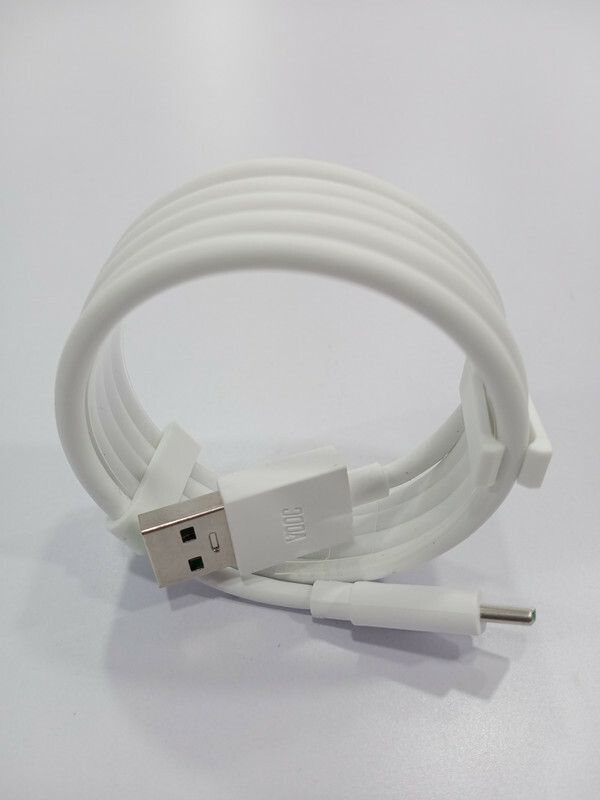 AYUVEDA USB Type C Cable 6.5 A 1.00004 m Copper Braiding Compatible with SAMSUNG F61/F66/F22/F02s/F42/M30/M30S/M32  (Compatible with redmi fast charging type c cable, White, One Cable)