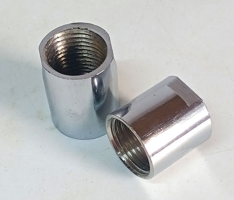 Mayan SS Threaded coupler 1 inch (2 Pcs) 0002 2-Way Coupling Pipe Joint  (Pack of 2)