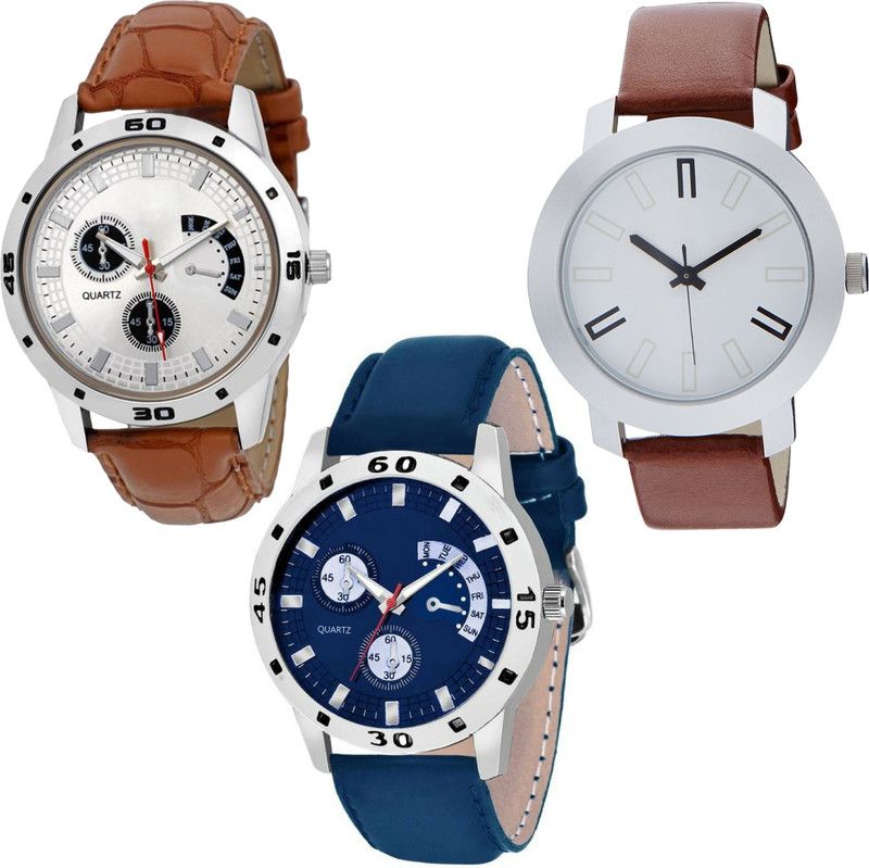 Analog Watch - For Men Men in Style Combo Of S2-03-04-05 Three Awesome Analogue