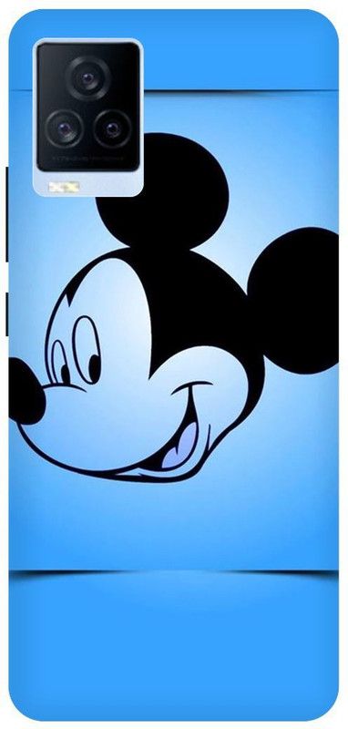THE NARAYANA COLLECTIONS Back Cover for IQOO 7- V2049A-MINNIE,MOUSE,CARTOON,LOVE,CUTE,SMILE  (Multicolor, Hard Case, Pack of: 1)