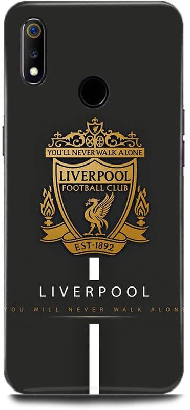 MP ARIES MOBILE COVER Back Cover for realme 3, RMX1825, Liverpool slogan Liverpool Logo Football You Will Never Walk Alone  (Multicolor, Hard Case)