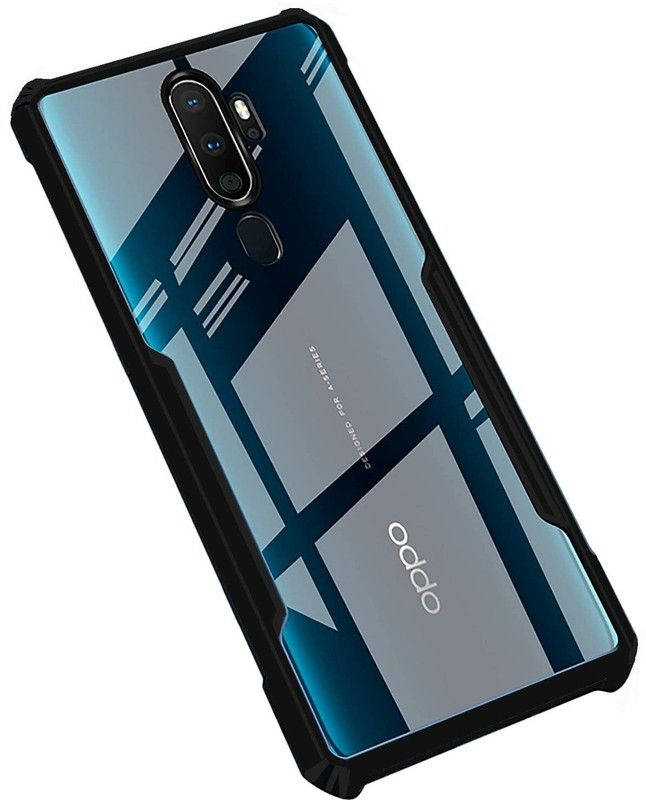 Sendrata Back Cover for Oppo A9 2020, Oppo A5 2020  (Black, Pack of: 1)
