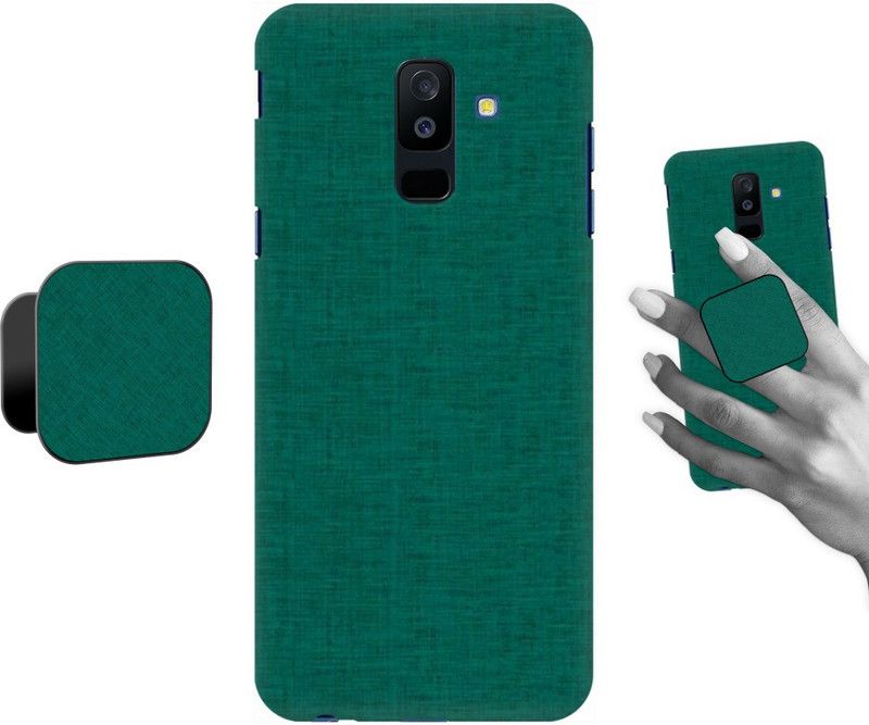 COBIERTAS Back Cover for Samsung Galaxy A6 Plus  (Multicolor, Cases with Holder, Pack of: 1)