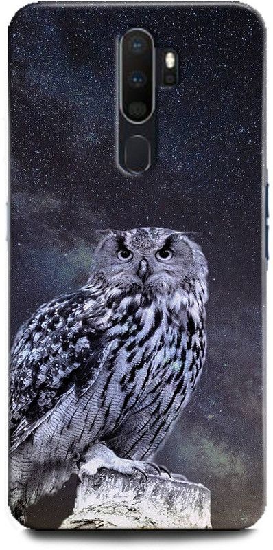 Afterglow Back Cover for OPPO A5 2020 DARK OWL, 4K, BEAUTIFUL, DARK NIGHT, OWL  (Multicolor, Shock Proof, Pack of: 1)