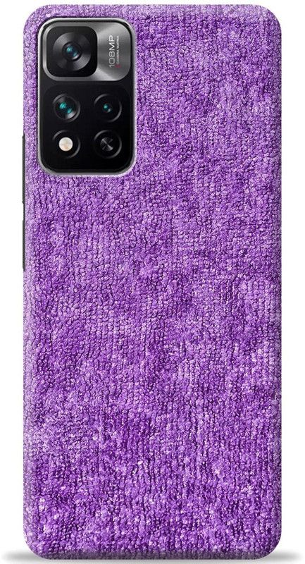 Crafter Back Cover for Mi 11i Hypercharge  (Purple, Shock Proof, Pack of: 1)