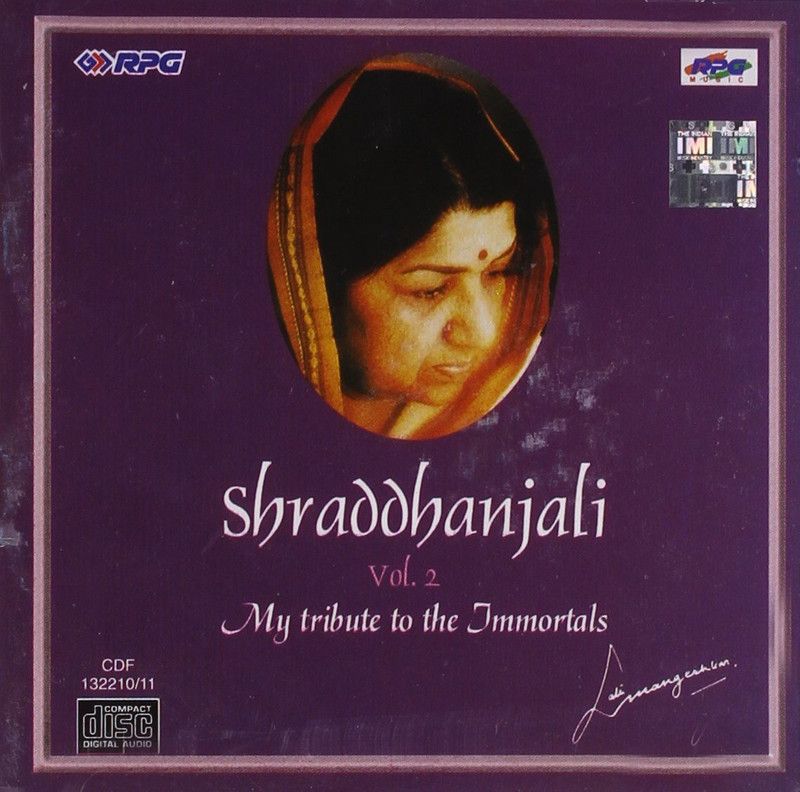 Shraddanjali(V.2)-Lata Audio CD Standard Edition  (Hindi - Lata)
