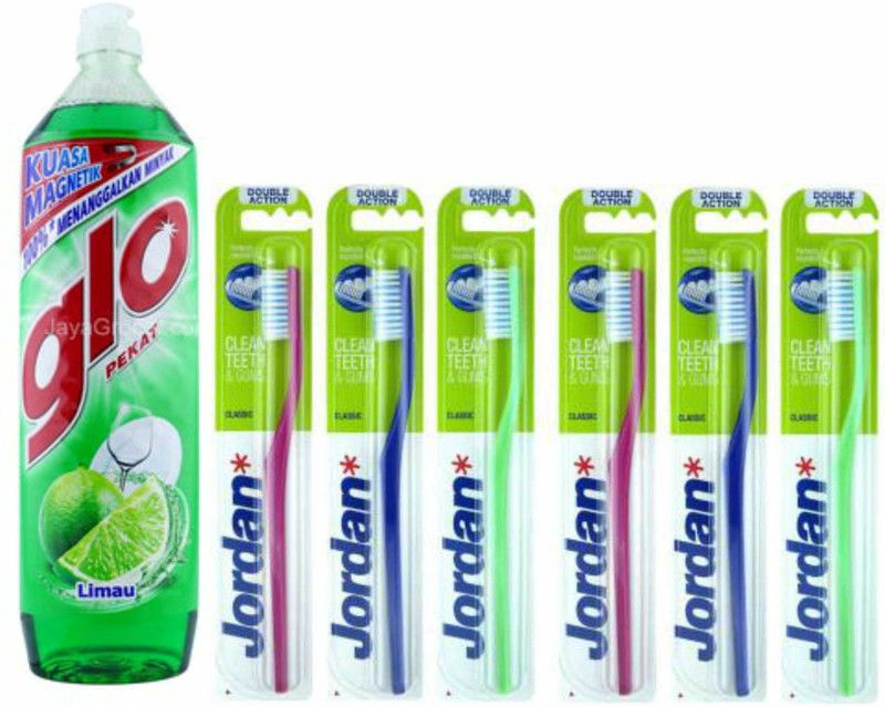 Dresszon Lemon Active Salf Dish Wash Glo With, Medium, Toothbrush Dish Cleaning Gel  (fresh, 2 x 1 L)