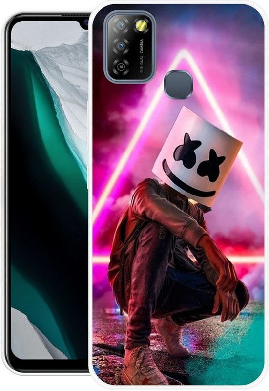 FITESTAR Back Cover for Infinix Smart 5A  (Multicolor, Grip Case, Silicon, Pack of: 1)