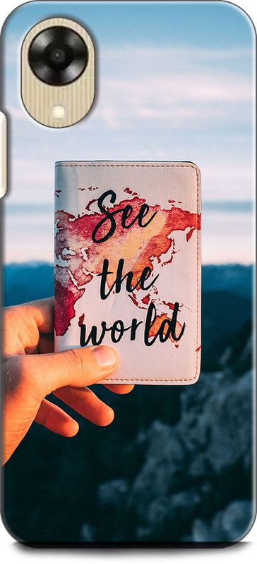 WallCraft Back Cover for OPPO A17K, CPH2471 MOTIVATIONAL, LIFE QUOTES, SEE THE WORLD, POSITIVE,  (Multicolor, Dual Protection, Pack of: 1)