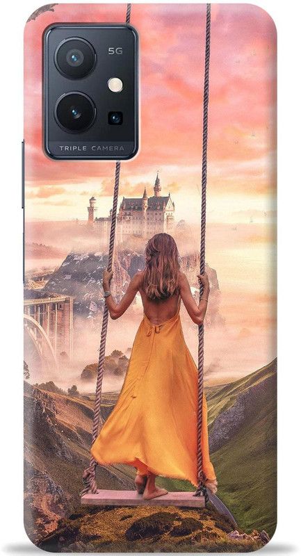 Crafter Back Cover for Vivo Y75 5G  (Multicolor, Shock Proof, Pack of: 1)
