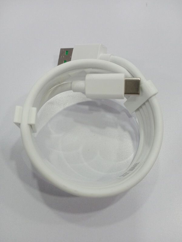 AYUVEDA USB Type C Cable 6.5 A 1.00207999999997 m Copper Braiding 18 watt type c charger vivo  (Compatible with data cable for redmi note 8, White, One Cable)