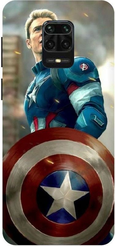 THE NARAYANA COLLECTIONS Back Cover for POCO M2 PRO-BABY,CAPTAIN,AMERICA,SHIELD,AVENGERS  (Multicolor, Hard Case, Pack of: 1)