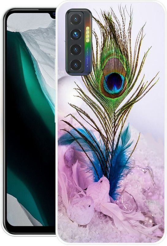 SHIVKUDI Back Cover for Tecno Camon 17, Tecno Camon 17P  (Multicolor, Grip Case, Silicon, Pack of: 1)