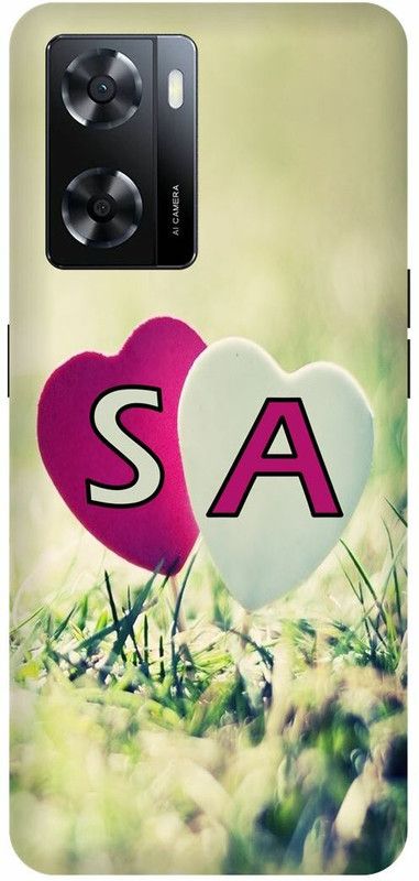 Dimora Back Cover for OPPO A57, S LOVES A NAME S NAME A LETTER ALPHABET S LOVE A NAME  (Multicolor, Hard Case, Pack of: 1)