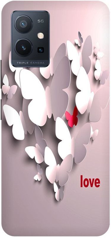 Bluvver Back Cover for Vivo T1 5G, V2141 Printed Fellings Romance Back Cover  (Multicolor, Hard Case, Pack of: 1)