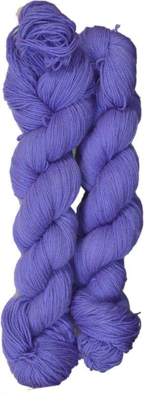 WOAFASHIONS Lovable Acrylic Hand Knitting Yarn (Lavender Purple)(Hanks-170gms)
