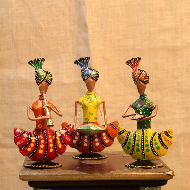 VERAC Decorative Showpiece - 22.86 cm  (Brass, Multicolor)