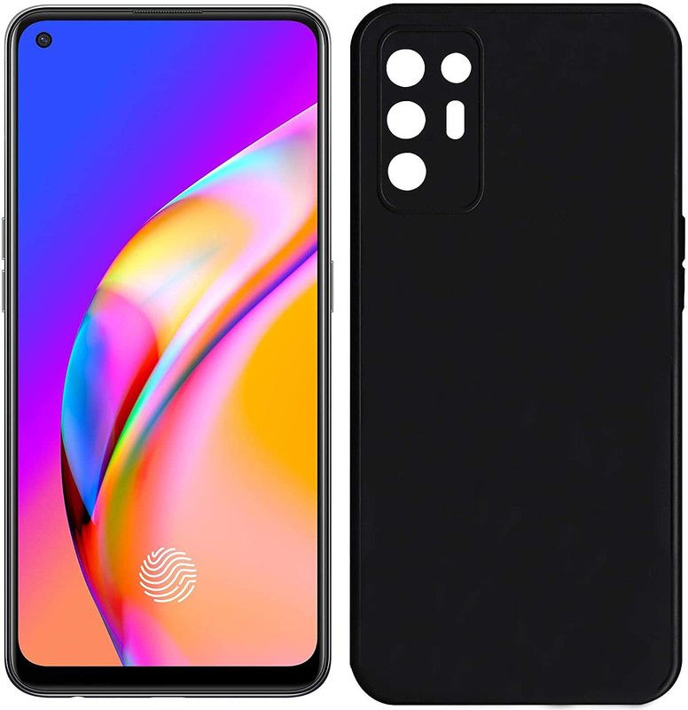 bediwell Back Cover for REALME 8i  (Black, Flexible, Pack of: 1)