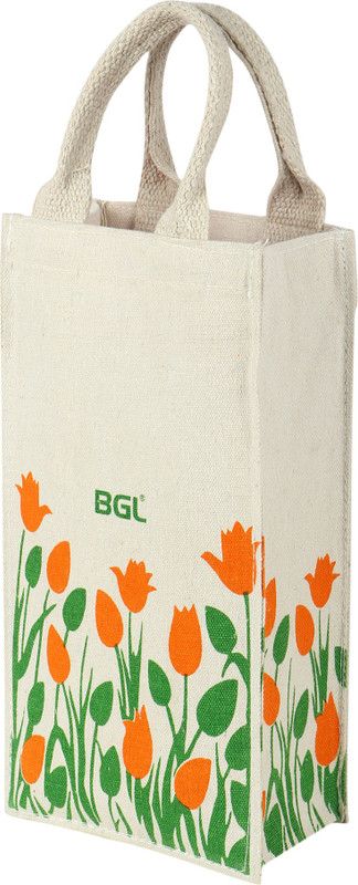 bgl Water bottle cover in canvas fabric  (Off white)
