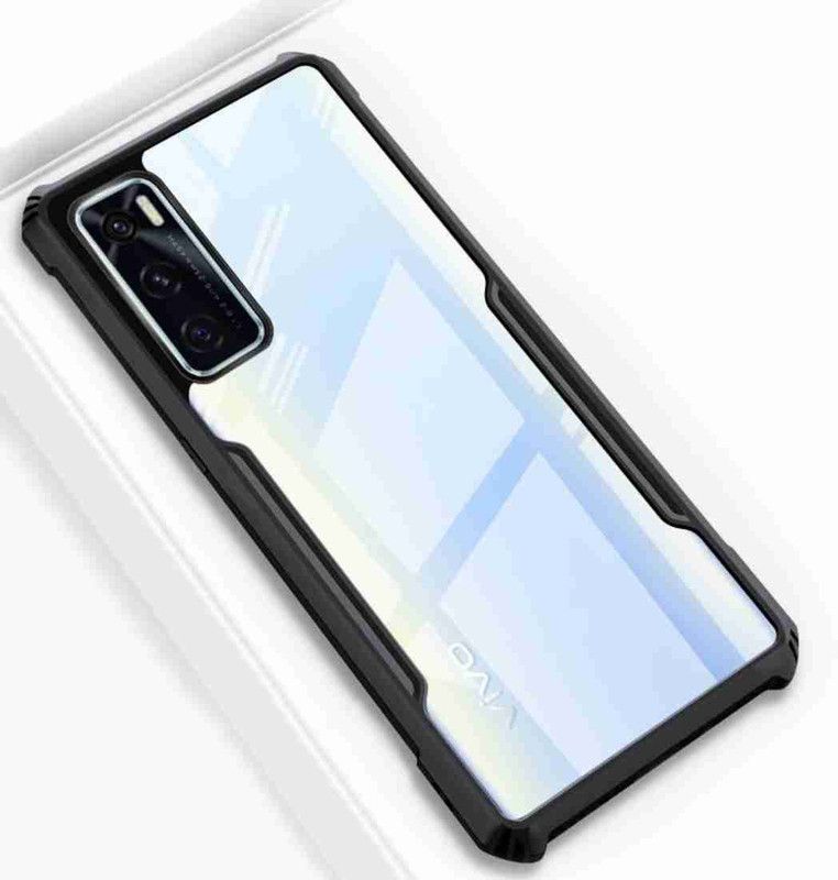 Zobrix Back Cover for Vivo V20 SE  (Black, Dual Protection, Pack of: 1)