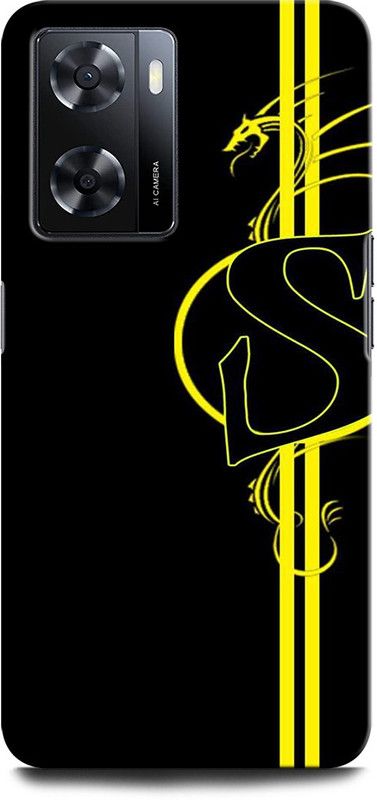 GRAFIQE Back Cover for OPPO A57e S, S LETTER, S ALPHABET, S DESIGN  (Multicolor, Shock Proof, Pack of: 1)
