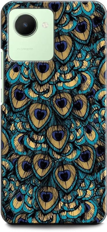 WallCraft Back Cover for Realme C30s, RMX3690 PEACOCK, PEAFOWL, BIRD, FEATHER, COLORFULL, ART  (Multicolor, Dual Protection, Pack of: 1)
