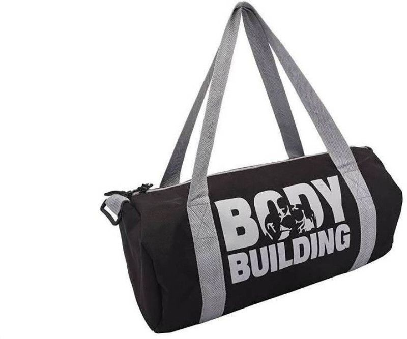 Hilex FOR MEN'S / WOMEN'S / BOY'S / GIRL'S, 20 L BLACK & GREY BODY BUILDING  (Grey, Kit Bag)