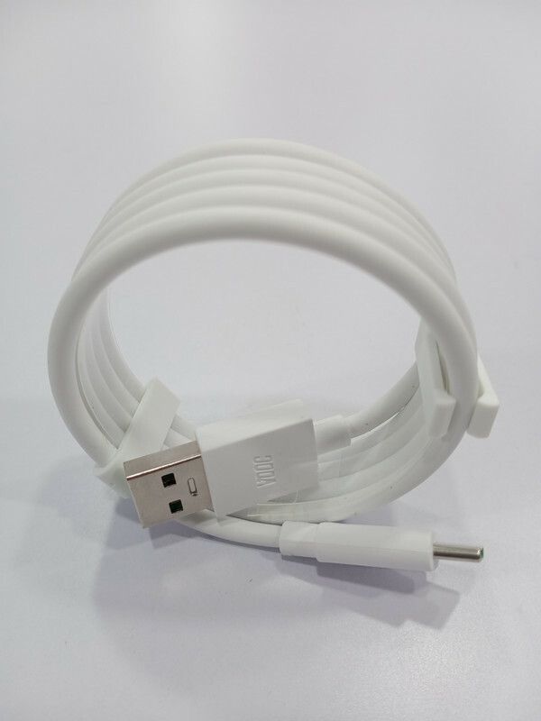 AYUVEDA USB Type C Cable 6.5 A 1.00206999999997 m Copper Braiding 18 watt type c charger samsung  (Compatible with data cable for redmi note 7 pro, White, One Cable)
