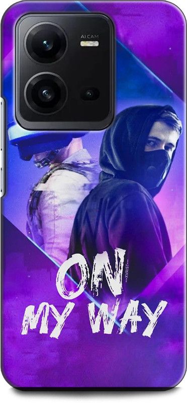 Dronk Back Cover for Vivo V25 5G, V2228 ALAN WALKER, EDM DJ, SINGER, DJ, EDM, COOL, PUBG, ON MY WAY  (Multicolor, Dual Protection, Pack of: 1)