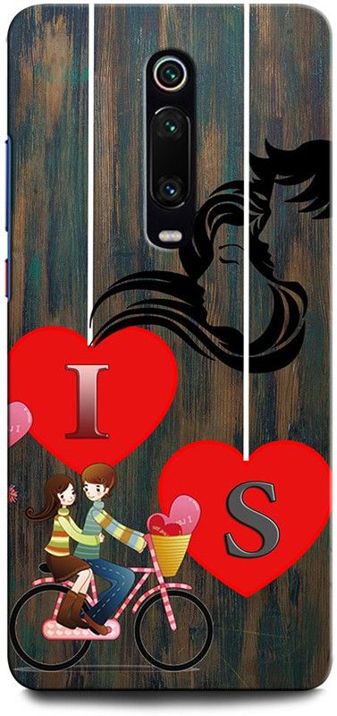 ORBIQE Back Cover for Redmi K20 IS, I LOVE S, S LOVE I, I LETTER, S LETTER, IS NAME  (Multicolor, Hard Case, Pack of: 1)