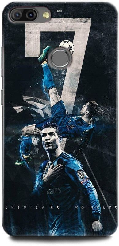 WallCraft Back Cover for Infinix Hot 6 Pro CRISTIANO RONALDO, RONALDO 7, CR-7, REAL MADRID, FOOTBALL, SPORTS  (Multicolor, Dual Protection, Pack of: 1)