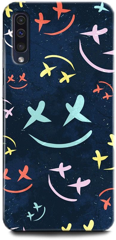 WallCraft Back Cover for Samsung Galaxy A50s MARSHMELLO, DJ, EDM, MUSIC, SMILEY, FUNNY  (Multicolor, Dual Protection, Pack of: 1)