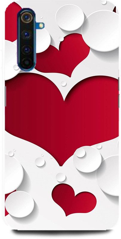 MP ARIES MOBILE COVER Back Cover for Realme 6i, RMX2002,heart,dil,heart,shape,Couple,Kiss,valentine,lovers,back,cover,for,girls,  (Multicolor, Hard Case, Pack of: 1)