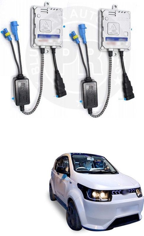 PRTEK HID Xenon Headlight Ballasts Replacement 55W Slim Ballast with Canbus EMC Super Decoder Alternate Current AC, 1 Pair E20 NXT Vehical HID Kit