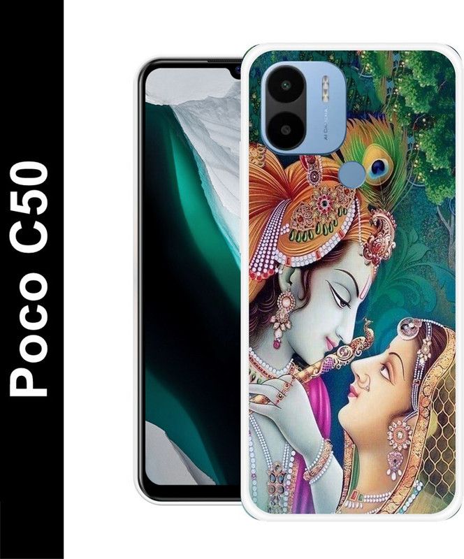 BeauCase Back Cover for Poco C50  (Multicolor, Grip Case, Silicon, Pack of: 1)