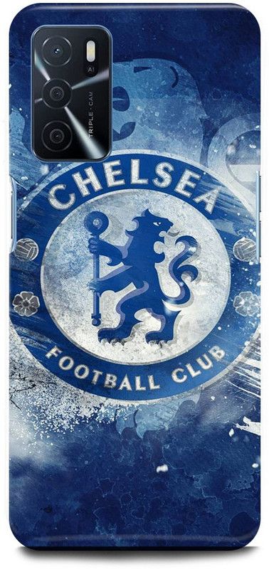 FUGGA Back Cover for OPPO A16, CHELSEA, FOOTBALL, CLUB, LOGO. SIGN  (Blue, Hard Case)