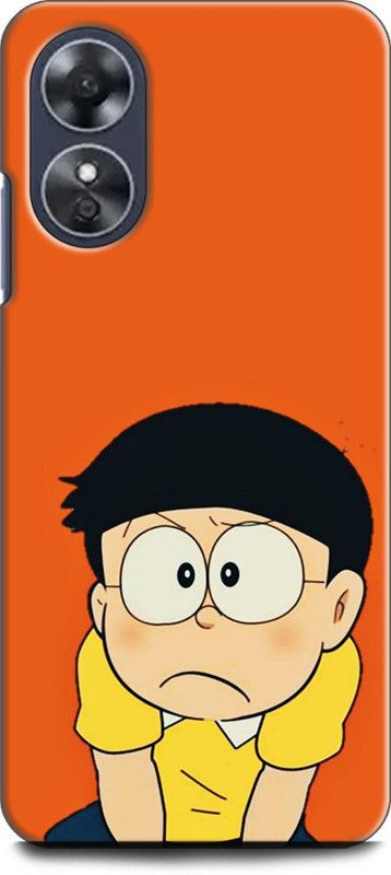 WallCraft Back Cover for OPPO A17, CPH2477 NOBITA, DORAEMON, ANIMATION, CARTOON, ANIME  (Multicolor, Dual Protection, Pack of: 1)