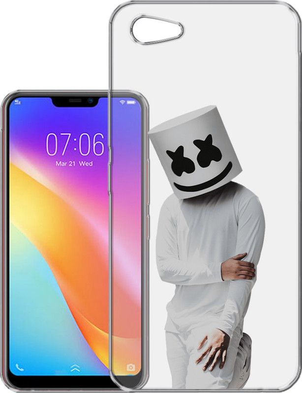 HANIRY Back Cover for Vivo Y81i / 1812 \ 1732 back cover / MARSHMELLOW / Designer / PNG_10  (Multicolor, Flexible, Silicon, Pack of: 1)