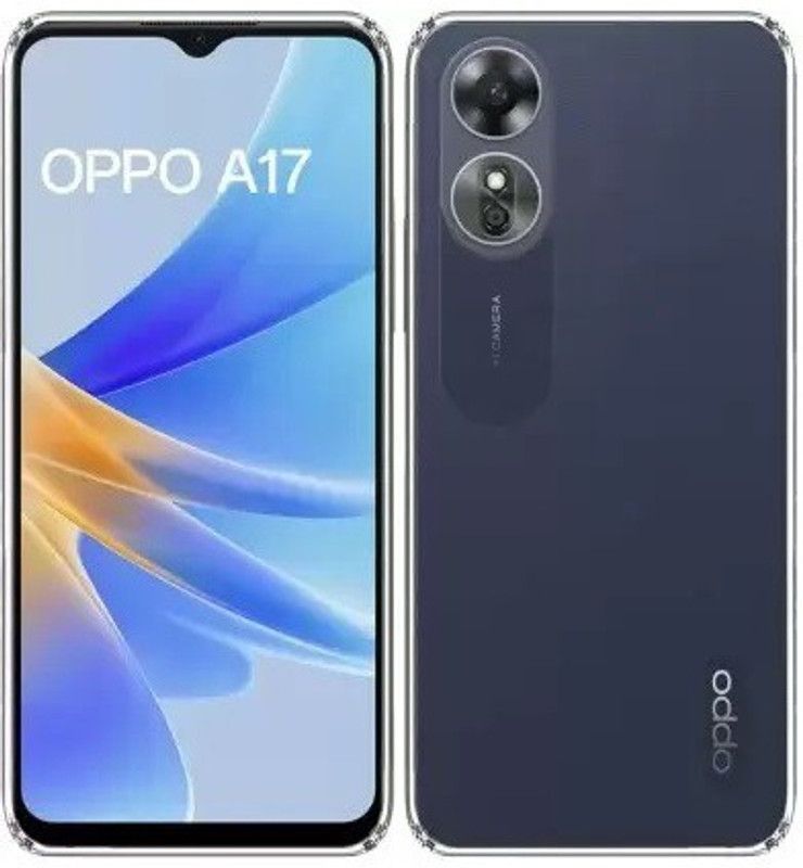 AKSHUD Back Cover for OPPO A17  (Transparent, Shock Proof, Silicon, Pack of: 1)